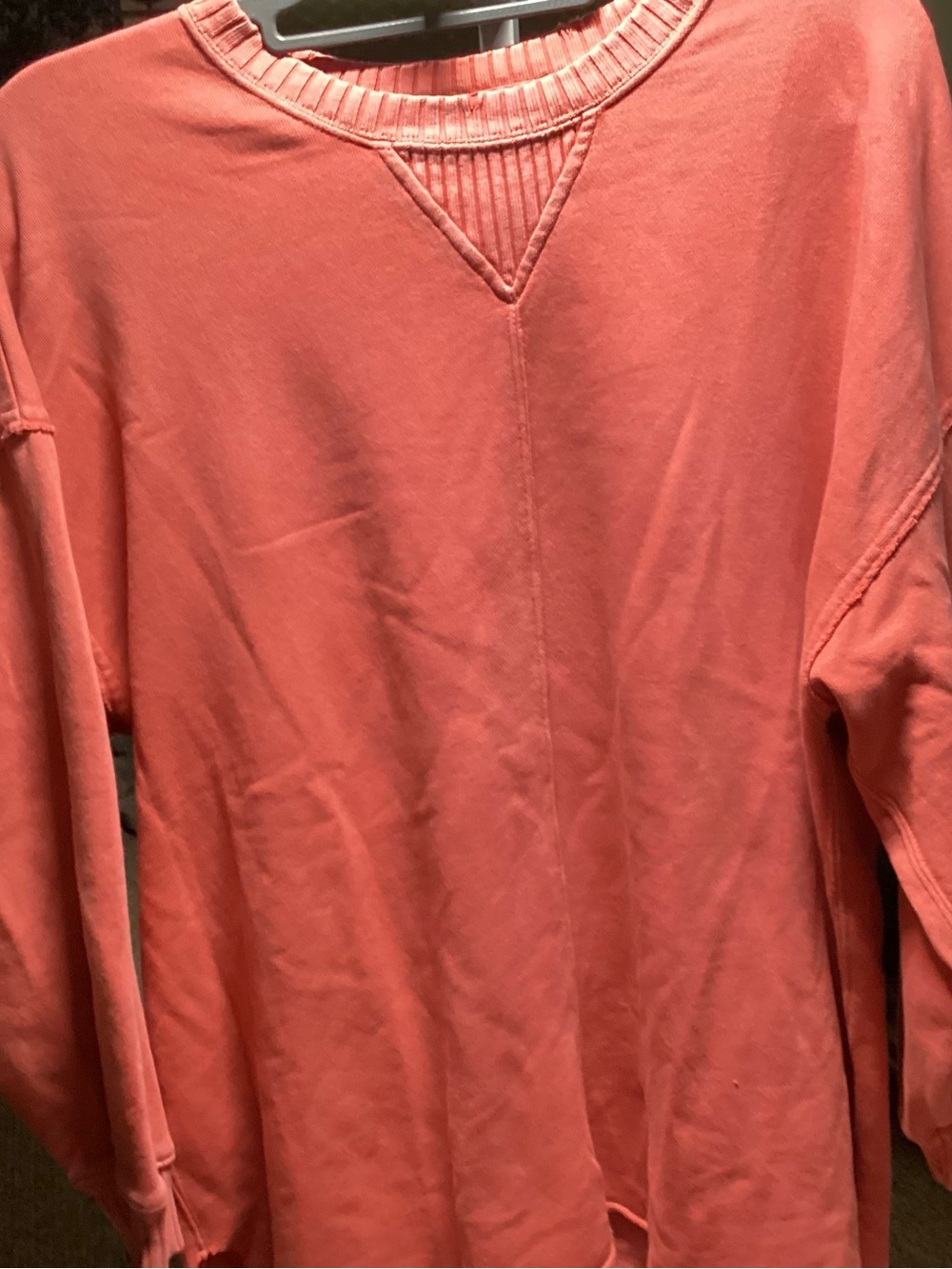 aerie Coral Crewneck Sweatshirt